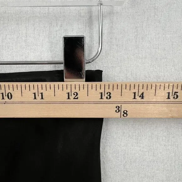 ENZA COSTA Satin Bias Cut Skirt Womens Small 1 Black Midi Pull on Slip Maxi NWOT - Picture 15 of 16